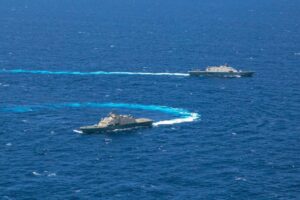 USS Billings and USS Wichita Work Together