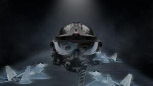 Lockheed Martin Red 6 helmet