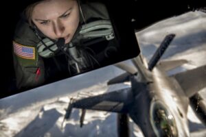 97th ARS fuels F-16s during AE22