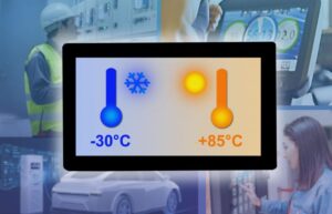 Large, Bright 15.6” Touch Panel with Extended Temperature Range Inelco