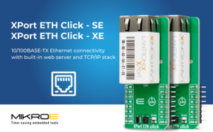 New Click board from MIKROE provides Ethernet connectivity for embedded systems Mikroe