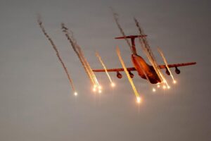 9th Airlift Squadron Conducts Flare Operations